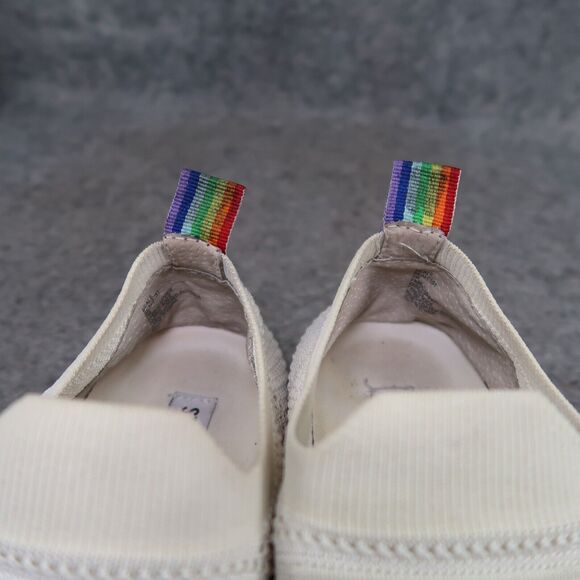 Steve Madden Shoes Womens 7 Sneakers Slip On Casual Fashion Knit White Platform - Picture 13 of 16